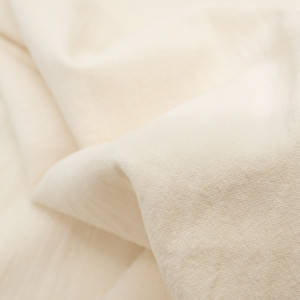Coton lavé uni beige - 10cm