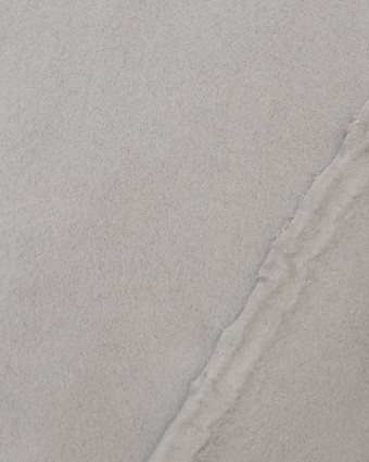 Tissu Polaire Coton Gris Lola Oeko tex - Mercerine