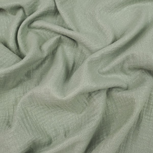 Double Gaze coton scintillante vert céladon - 10cm