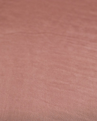 Tissu au mètre : Tissu satiné Vieux rose - Mercerine