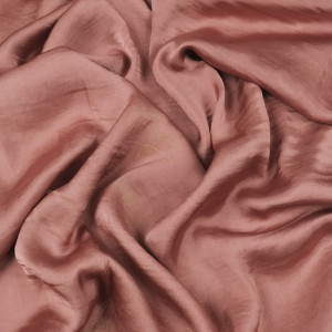Tissu satiné Vieux rose - par 10cm