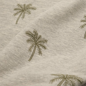Jersey chiné palmier gris...