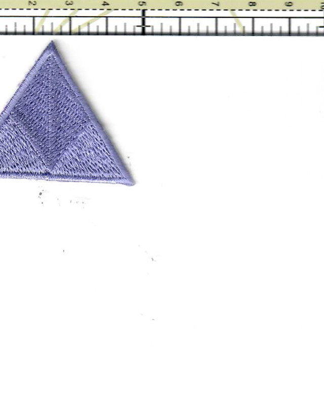 Badge thermocollant triangle violet - Mercerine