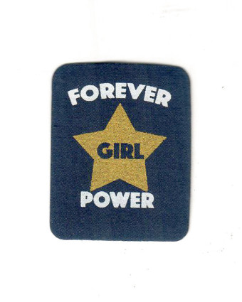 Badge thermocollant Forever Girl Power - Mercerine