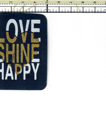 Badge thermocollant Love shine Happy - Mercerine