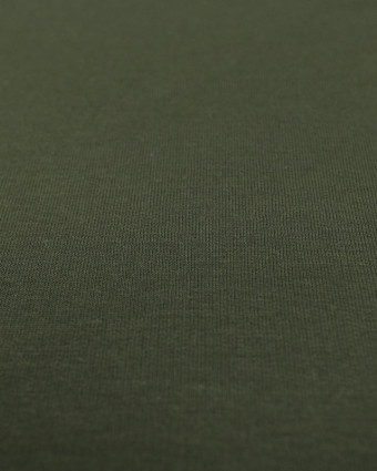 Magasin de tissu : Sweat molleton fin kaki - Mercerine