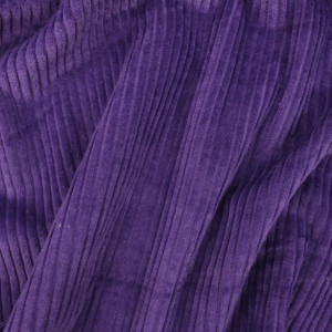 Tissu velours cotele violet...