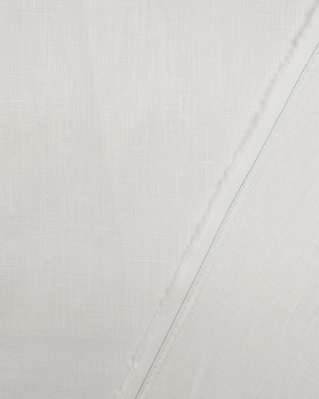 Tissu en ligne : 100% Lin Blanc pure - Mercerine