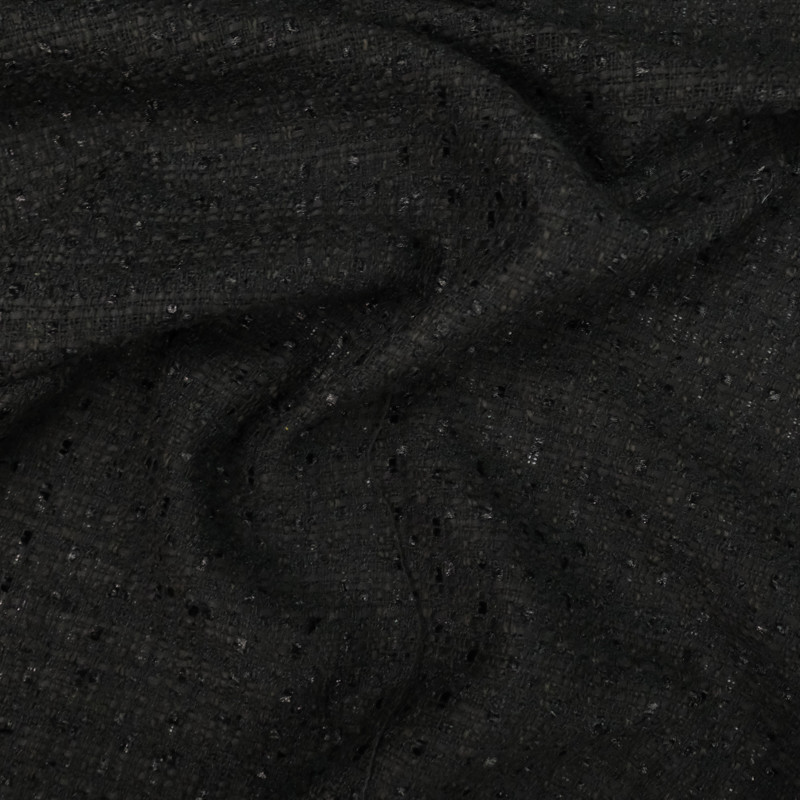 Tweed bouclette noir