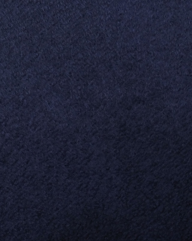 Laine manteau bleu marine fabriqué en Italie - Mercerine