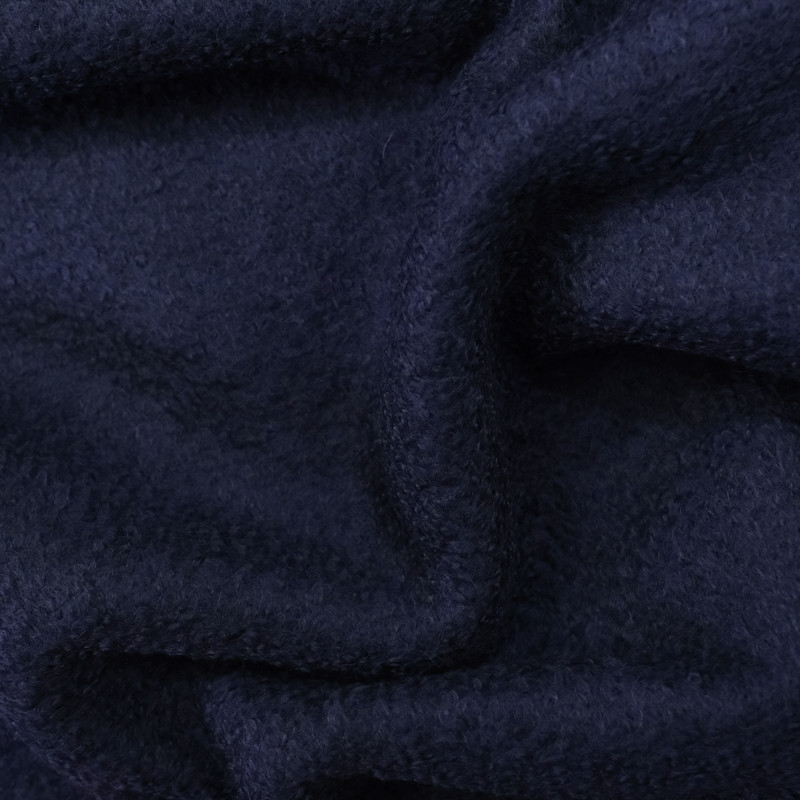 Laine manteau bleu marine fabriqué en Italie