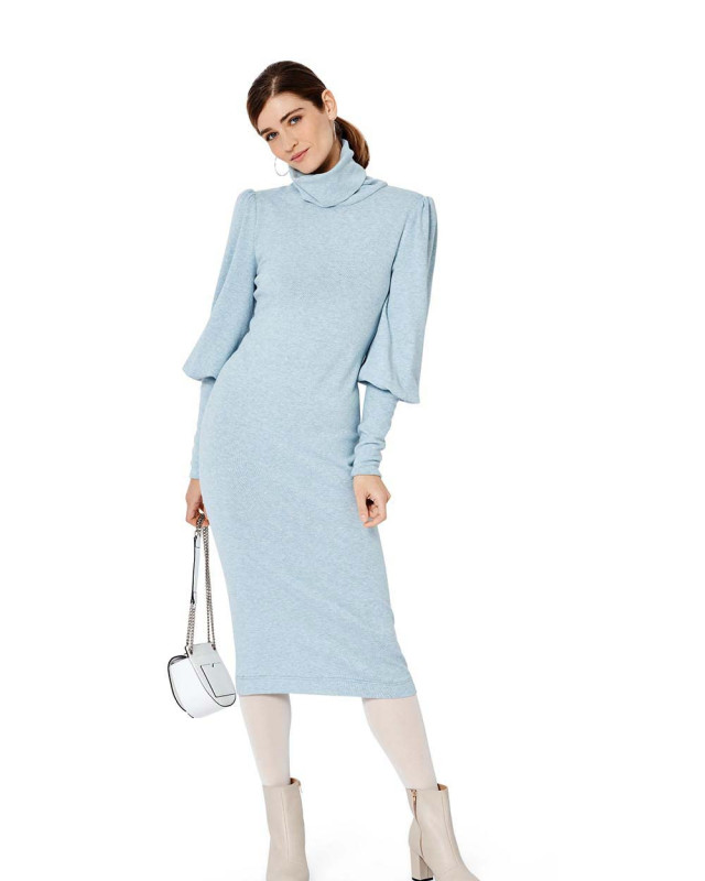 Patron Robe / Tee shirt col roulé - Burda 5972 - Mercerine