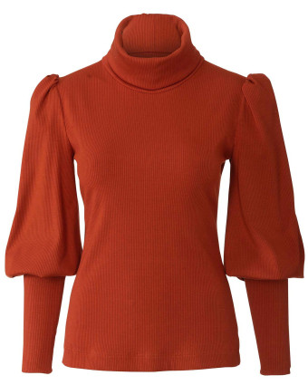 Patron Robe / Tee shirt col roulé - Burda 5972 - Mercerine