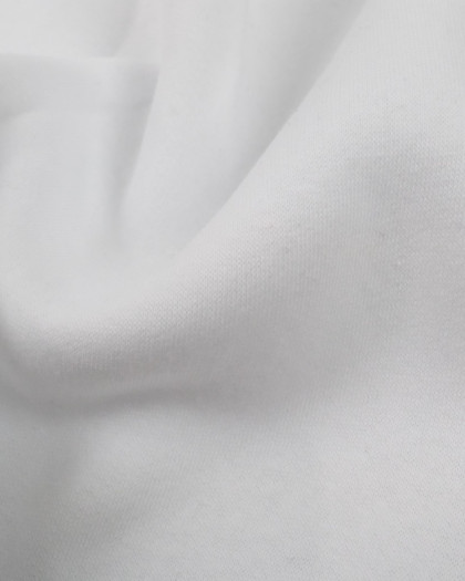  Tissu Sweat Épais Jogging Oeko-Tex Blanc -  Mercerine