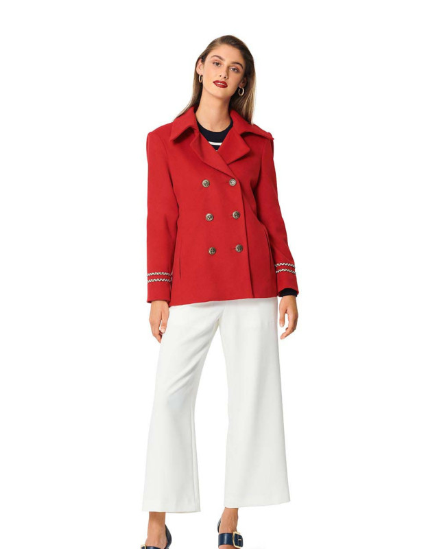 Patron Manteau Veste trench - Burda 5984 - Mercerine