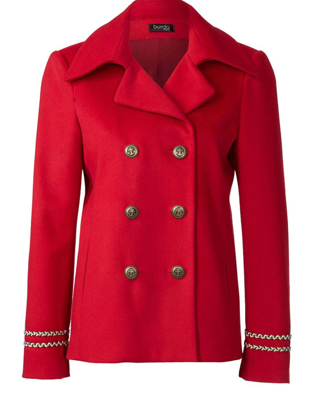 Patron Manteau Veste trench - Burda 5984 - Mercerine