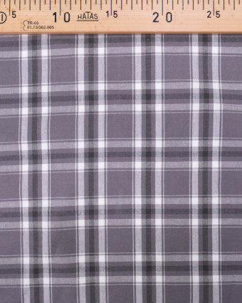 Tissu Tisse Teint 160 100Co Guinguette Gris  - Mercerine