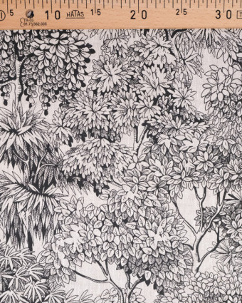 Tissu Lin Imprimé Ameublement Panoramique  - Mercerine
