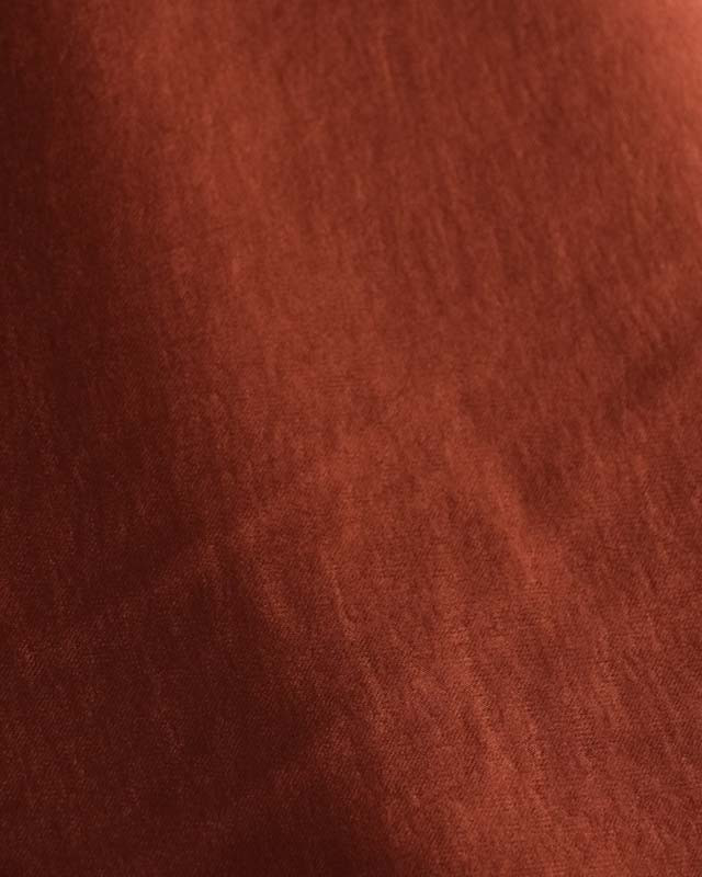Tissu Satin Terracotta Soirée - Mercerine