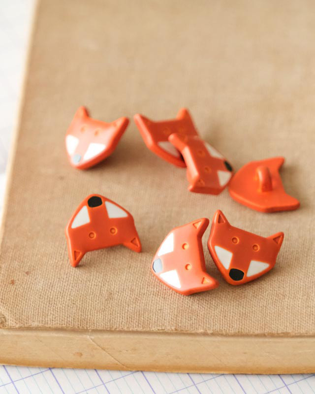 Bouton couture renard 15cm à queue - Mercerine