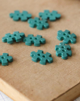 Bouton enfant puzzle 15mm 2 trous - Mercerine