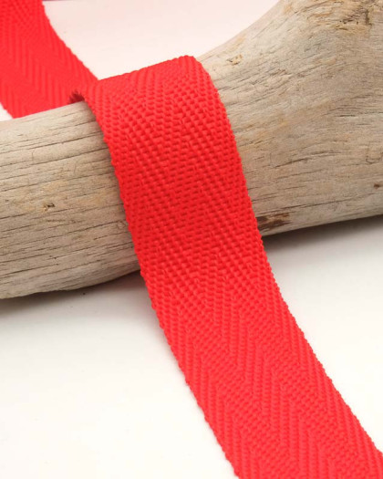 Sangle Polypropylene 30mm Rouge - Mercerine