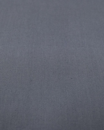 Tissu Popeline Gris Orage Oeko-Tex - Mercerine