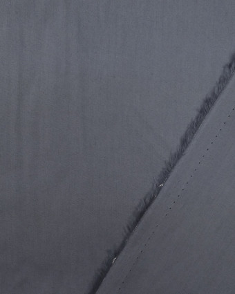 Tissu Popeline Gris Orage Oeko-Tex - Mercerine