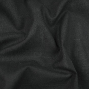 Voile de coton noir - par 10cm