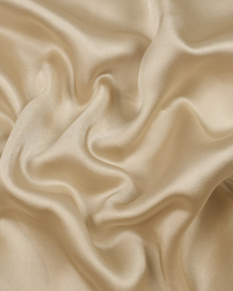 Tissu Satin Ecru Soirée