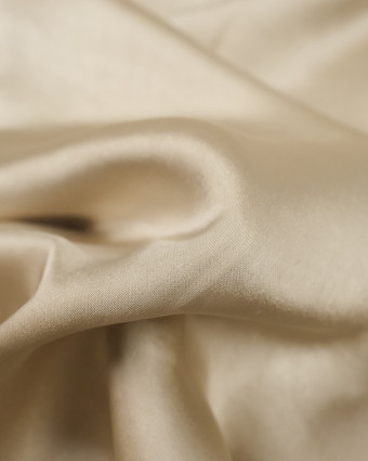 Tissu Satin Ecru Soirée - Mercerine