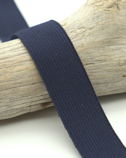 Elastique Souple Coloré : Marine - Mercerine