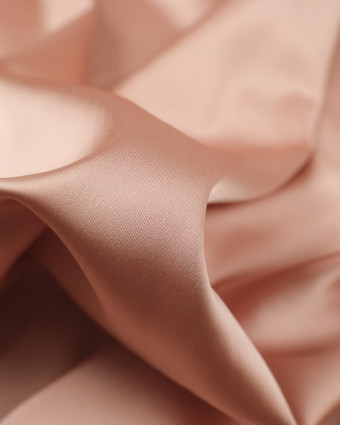 Tissus en ligne : satin Saumon Ciara - Mercerine
