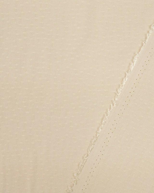 Viscose motif ton sur ton écru/beige en ligne - Mercerine
