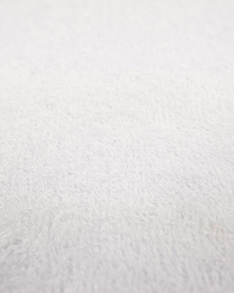 Tissu Eponge Bambou blanc fine Oekotex - Mercerine