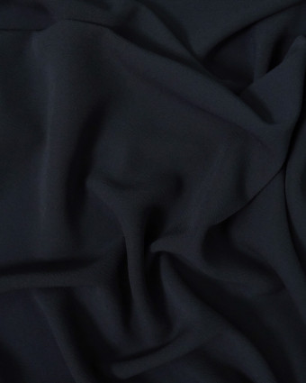 Crepe Bubble Voile Bleu Marine   - Mercerine