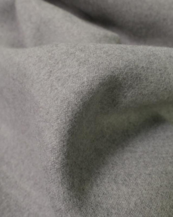 Tissu Manteau Gris
