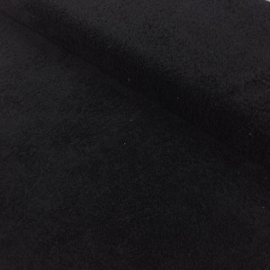Tissu éponge Hotel épais noir x10cm -  Mercerine