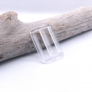 Boucle Clip Plastique Transparent : 25mm, 30mm ou 40mm - Mercerine