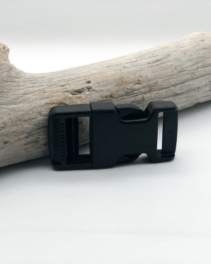 Boucle clip plastique noir 40 mm – Super Bison