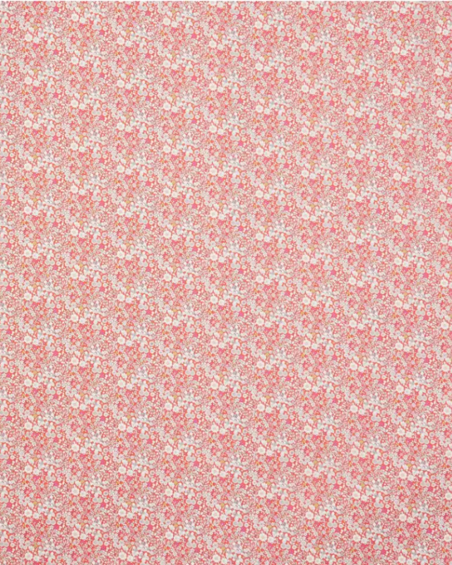 Tissu Liberty Fabrics - Liberty Fabrics June's Meadow E orange - Mercerine.com