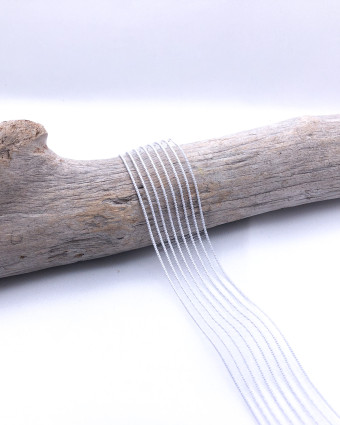 Elastique Fronceur pour smock Blanc : 19mm, 25mm et 35mm - Mercerine