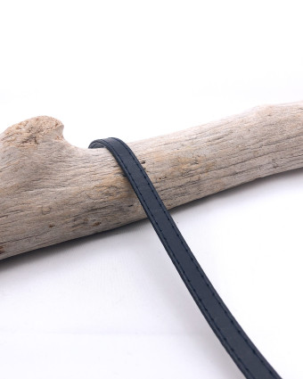 Sangle simili cuir Marine : 10mm et 25mm - Mercerine
