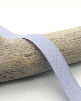 Biais Bleu Clair Cendré – Finition Couture | Mercerine