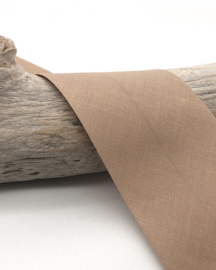 Biais beige sable 20mm, 27mm, 50mm - Mercerine