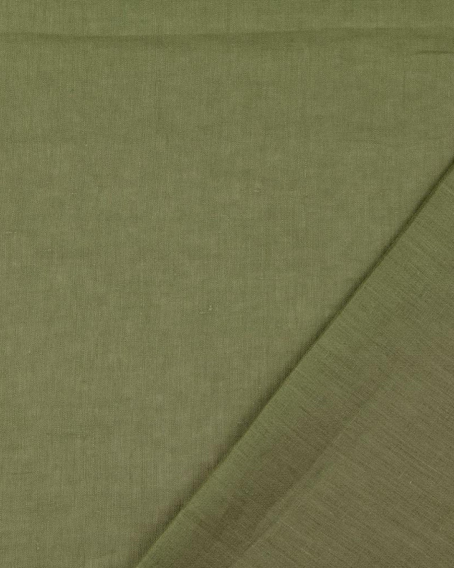 Tissu Lin Premium Kaki   - Mercerine