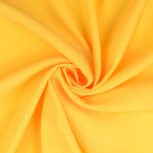 Tissu effet cupro jaune - Mercerine