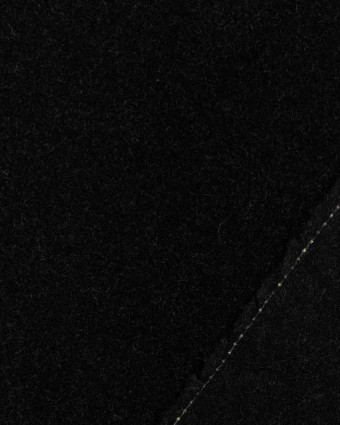 Tissu Laine Noir Intemporel manteau et veste - Mercerine