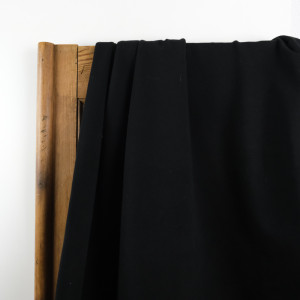 Tissu Jersey Noir Molleton...
