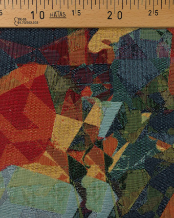 Jacquard Ameublement Verre Brisé Coloré - Mercerine